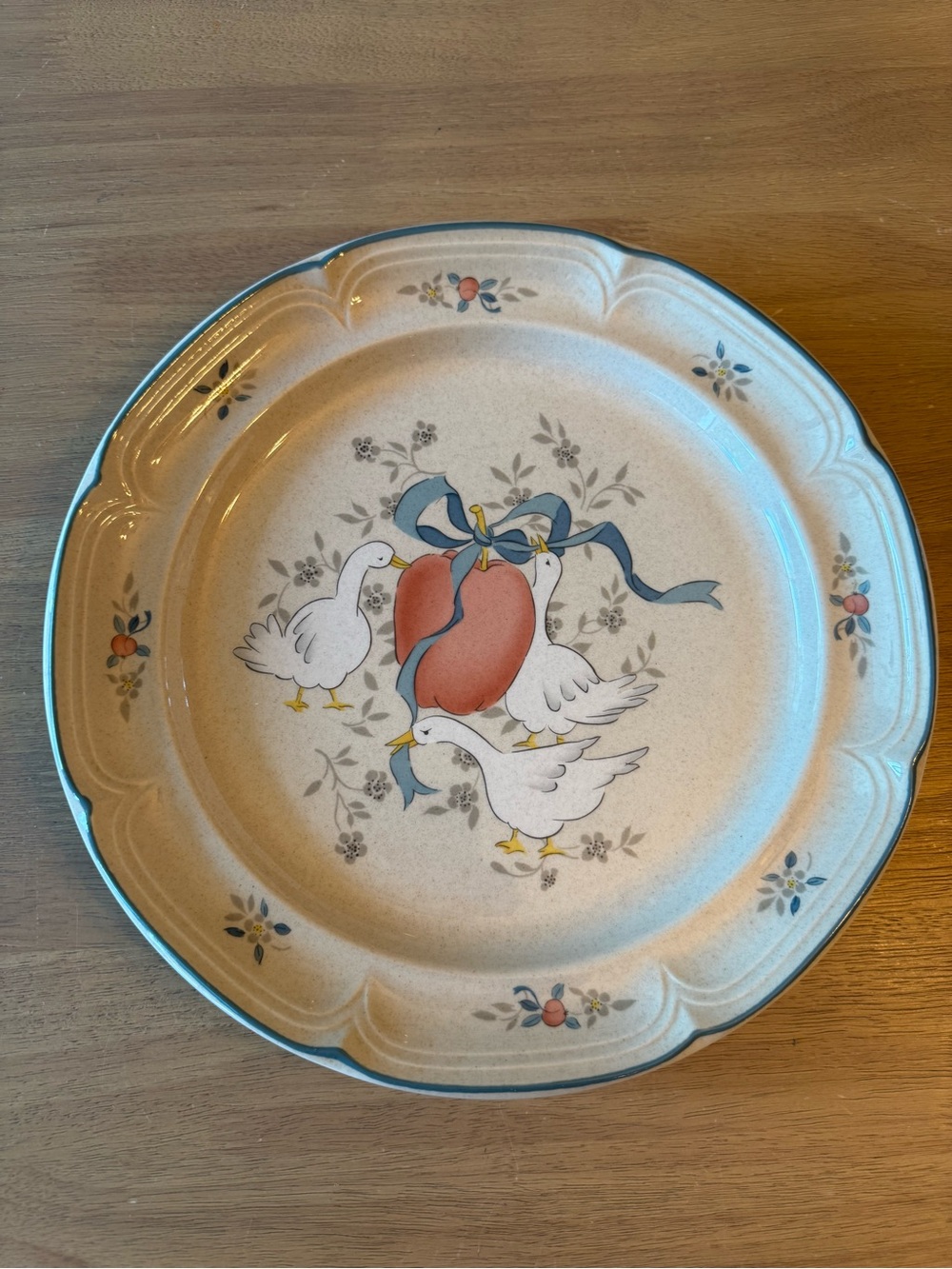 Vintage International China Co Marmalade 12" Plate Round stoneware Platter